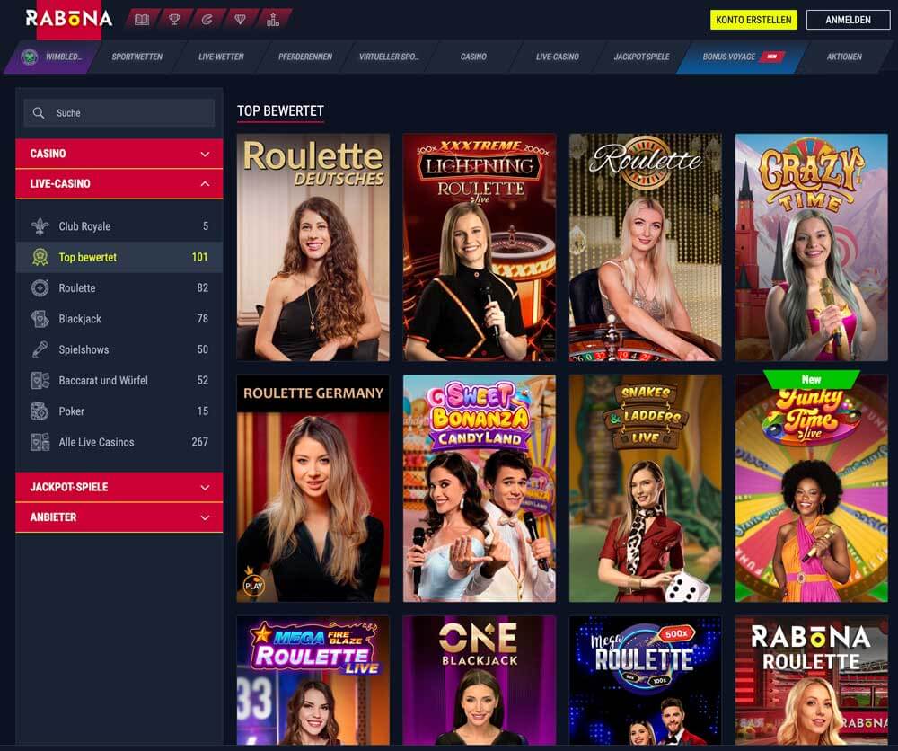 rabona livecasino