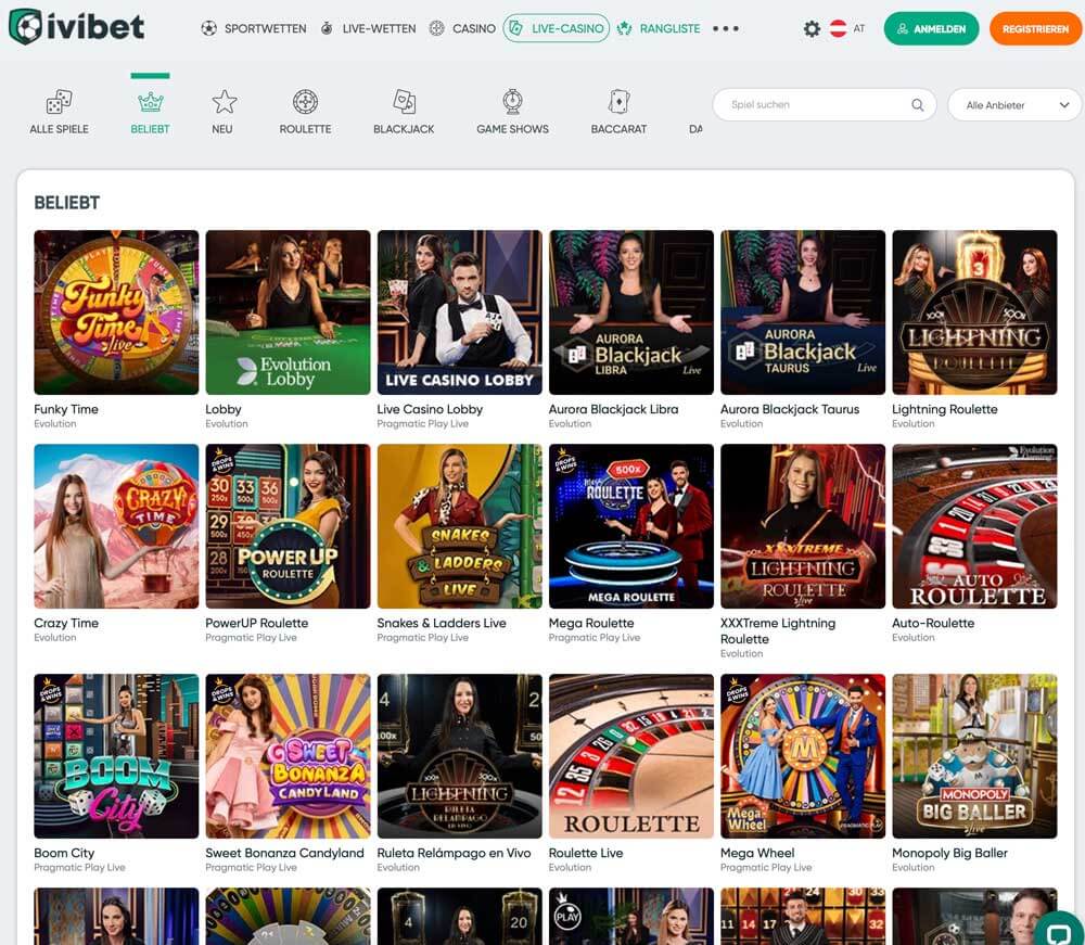 ivibet livecasino