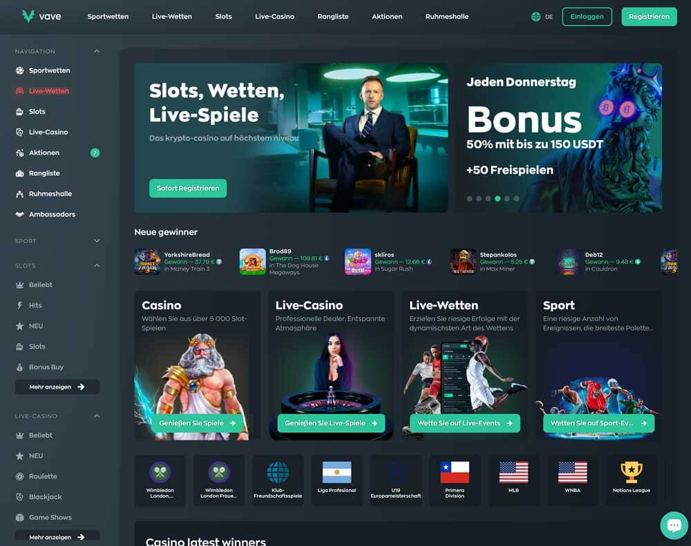 vave casino