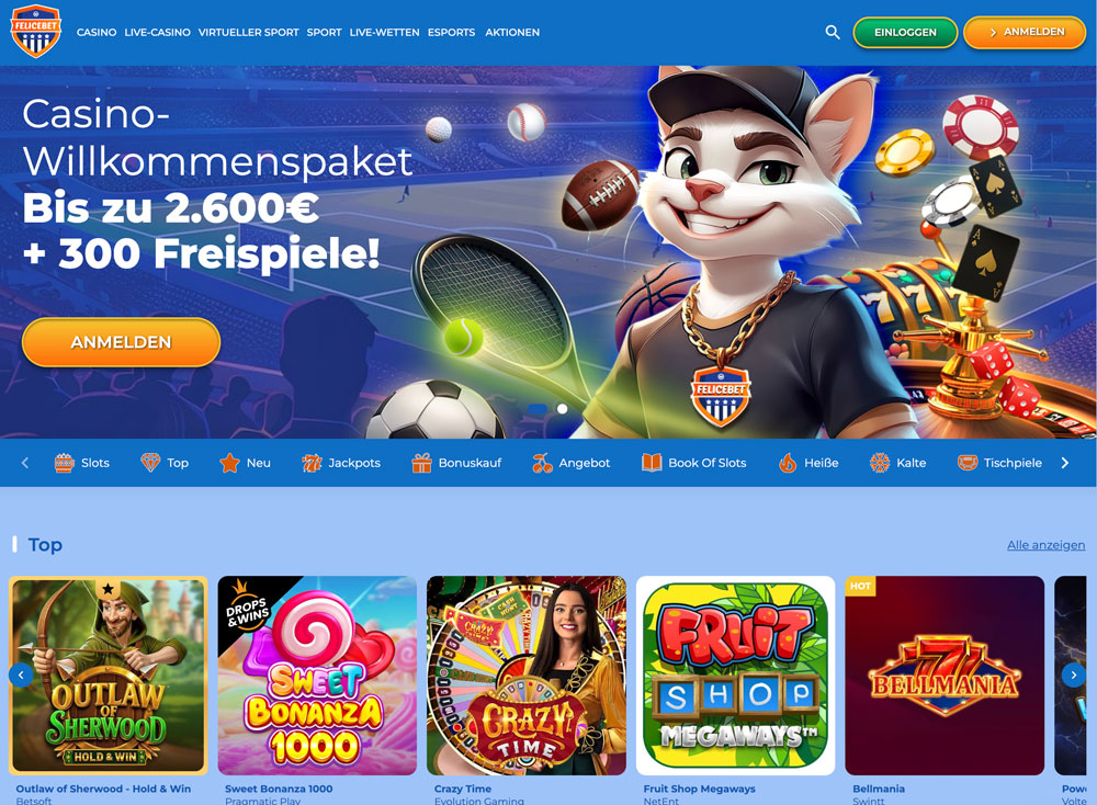 felicebet website