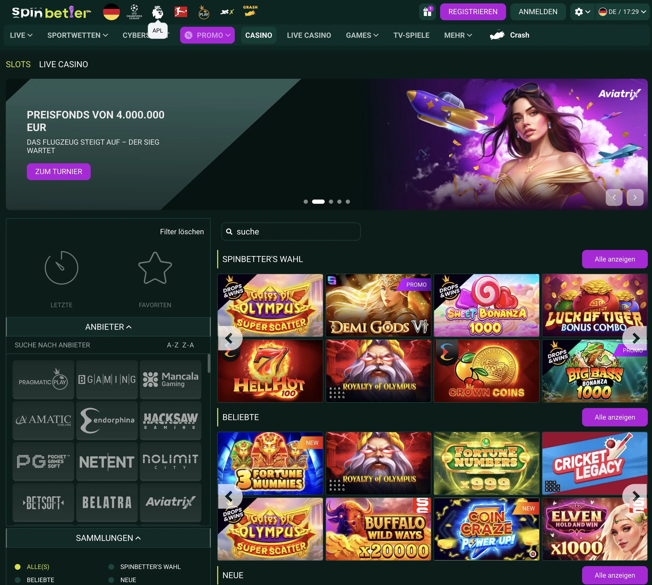 spinbetter casino